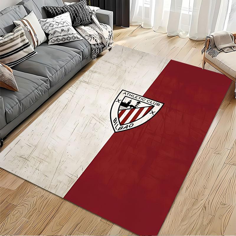 Athletic Club Bilbao Logo Carpet suitable as a non-slip mat for the living room or bedroom sofa