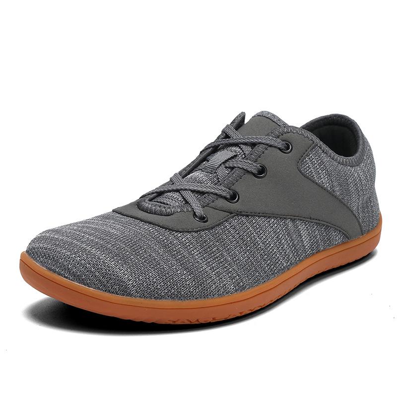 New Wide-Toe Barefoot Fly-Knit Hiking Shoes, Plus Size