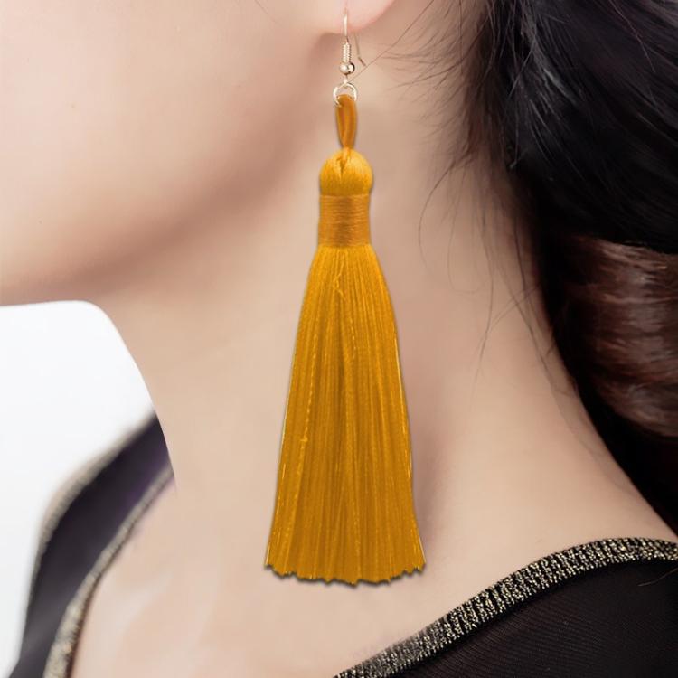 3 Pairs Women Boho Fashion Long Tassel Earrings