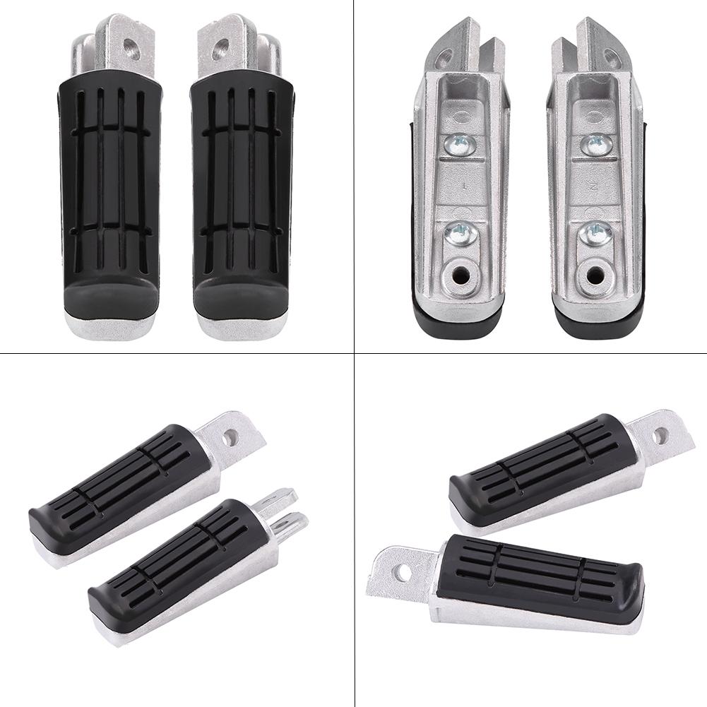Pair of Front Motorcycle Footrest Pedals Foot Pegs for YAMAHA  XJR400 1200 1300 FZ400