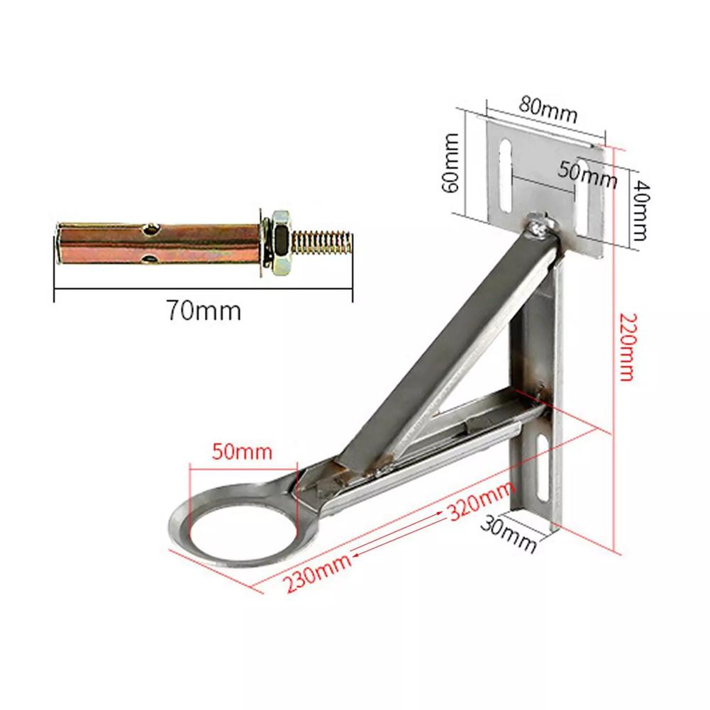 Bathroom Basin Bracket Wall Mounted Sink Mount Bracket Stainless Steel Triangle Support Bracket Heavy Support Table Top Holder
