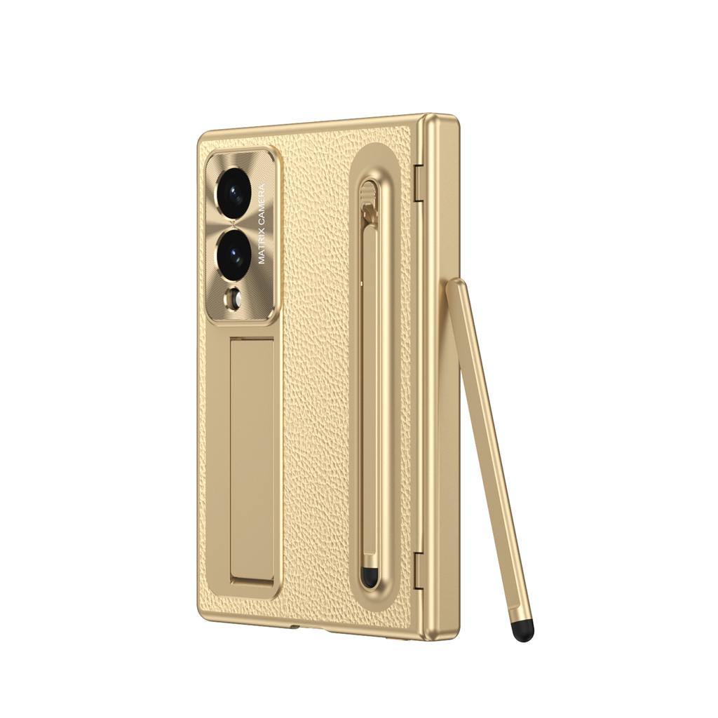 For Samsung Galaxy Z Fold 8ultra Fold 8 7 6 5 4 Phone Case with Hidden Stand Integrated with Pen Slot with High-Definition Film