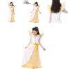 Princess Dress For Girls Elegant White Angel Costume For Children's Performances