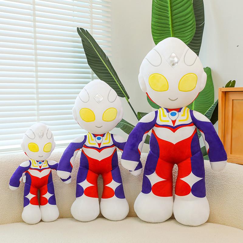 Adorable Ultraman Plush Toy Printed Doll Soft Short Plush Decoration For Kids