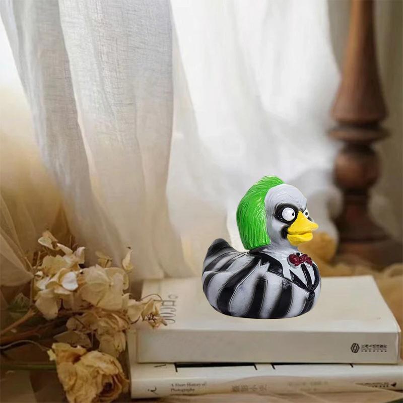 Klassische Horrorfilmfigur Ente Halloween Horrorfilm Ente Büro Schreibtisch Auto Armaturenbrett Dekoration Halloween Sammlerstück