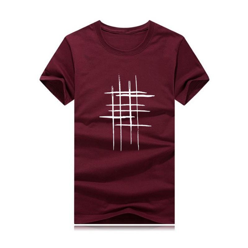 Men'S T-Shirt Short Sleeve Printed Summer Round Neck Top Trend Casual T-Shirts