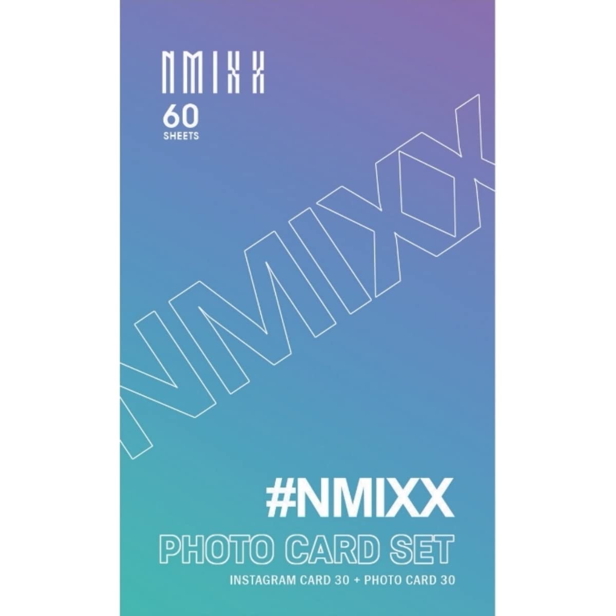 

набор фотокарточек Instagram cards 30 trading 60-sheet [30 + карточки] (NMIXX Микс)