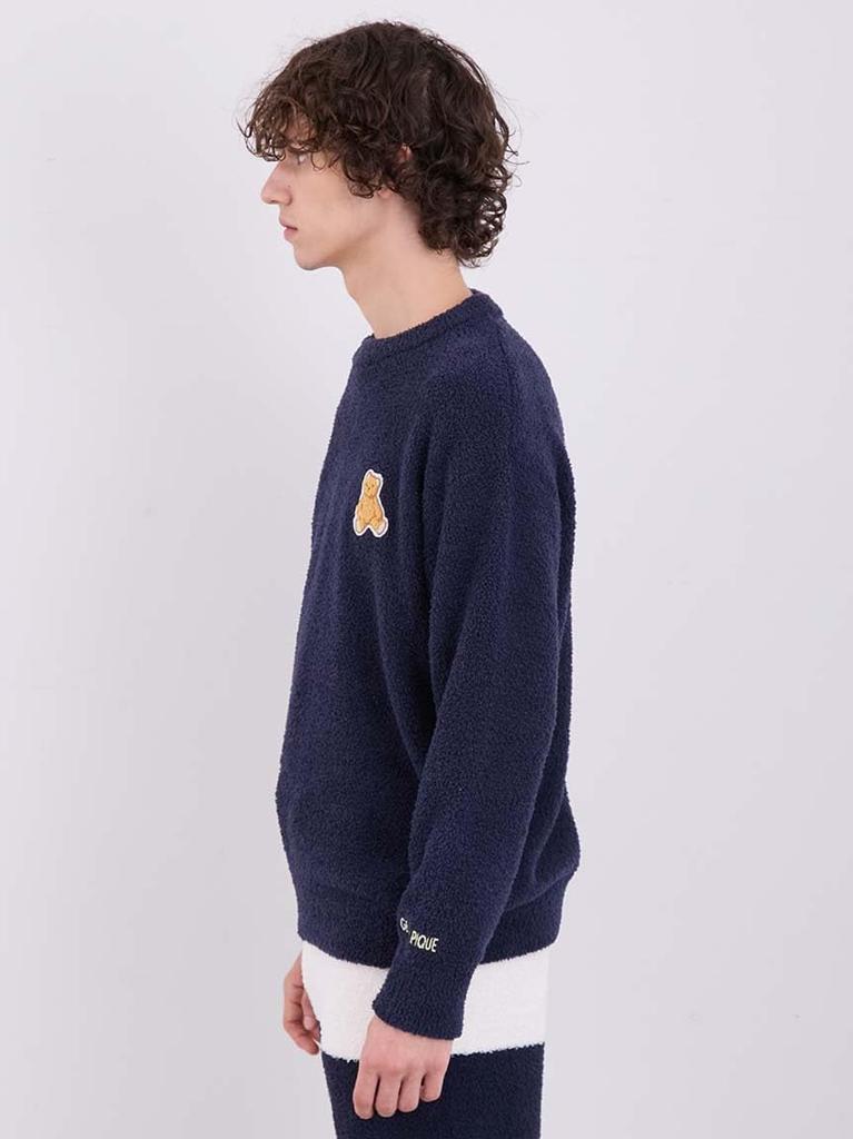 gelato pique Baby Moco Bear Pullover Long Pants Set Gray To One-Point & (PHNT249100) Men's (Exclusive Retailers)