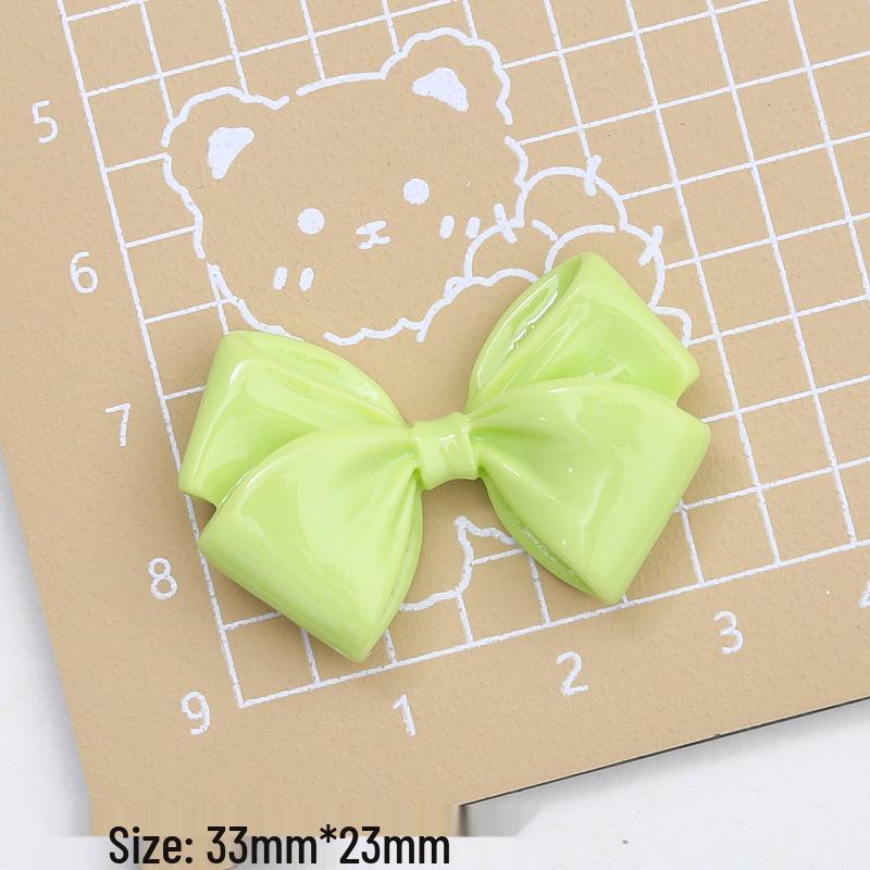 Multicolor Cartoon Bow Resin Jewelry & Shoe Clip DIY Accessories