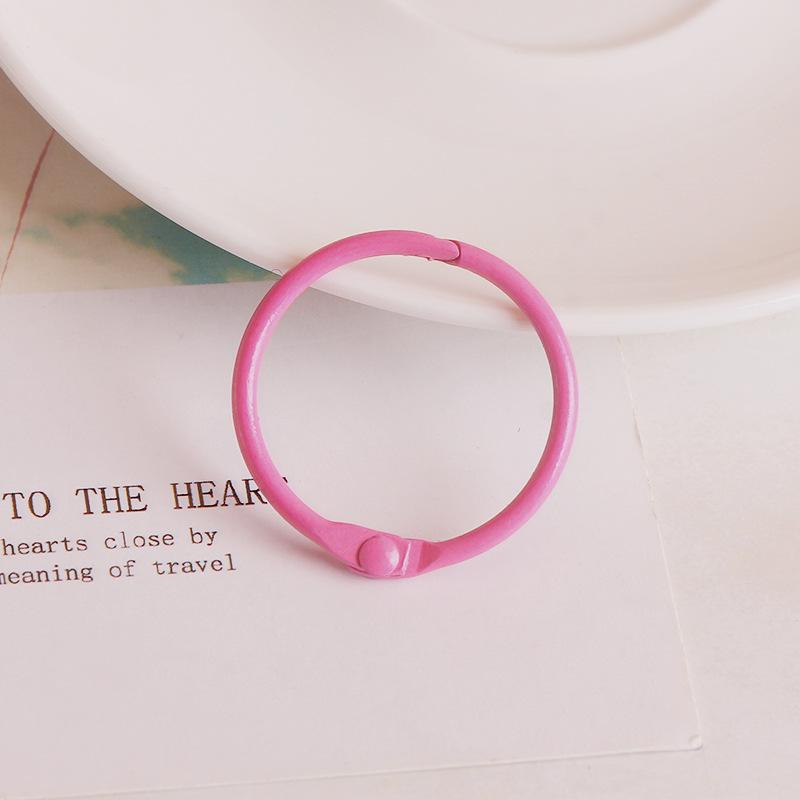 DIY brelok do kluczy: Metalowe ogniwko zaciskowe 30 mm z wykończeniem lakierem wypiekowym