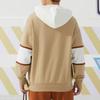 Puma Color Block Letter Print Casual Hooded Long Sleeve Sweatshirt Unisex Sweatshirt Khaki 625800-83