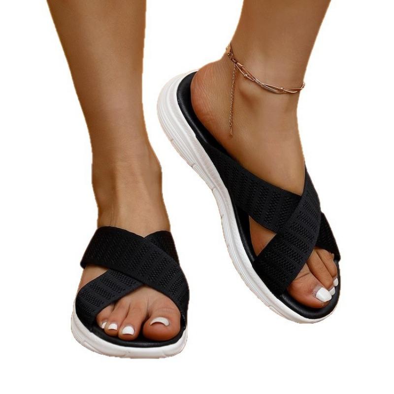 Summer Sandals Sporty Style Comfortable and Breathable Shoes Fei-woven Large-sized Flip-flops