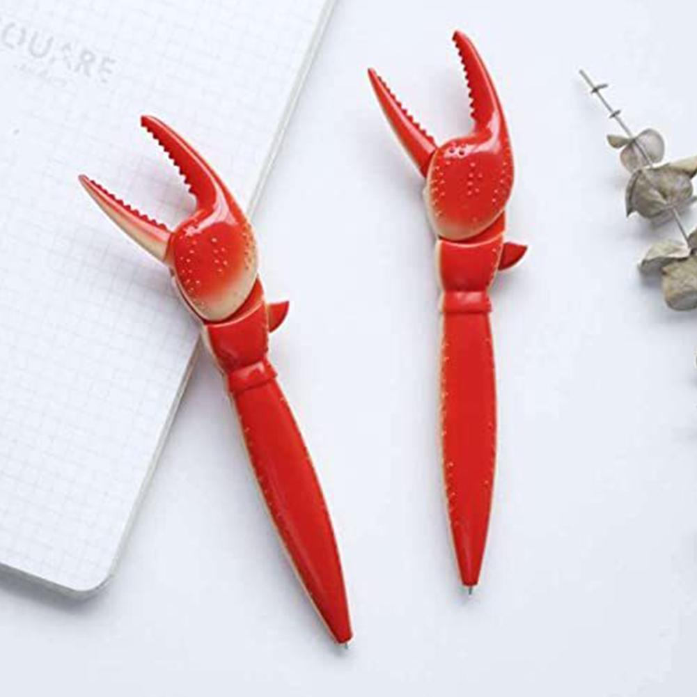 Fun Lobster Paw Ballpoint Pen Personality Crab Clip Pliers Pen Marine Creature Crab Leg Pen Korean Stationery Office Supplies