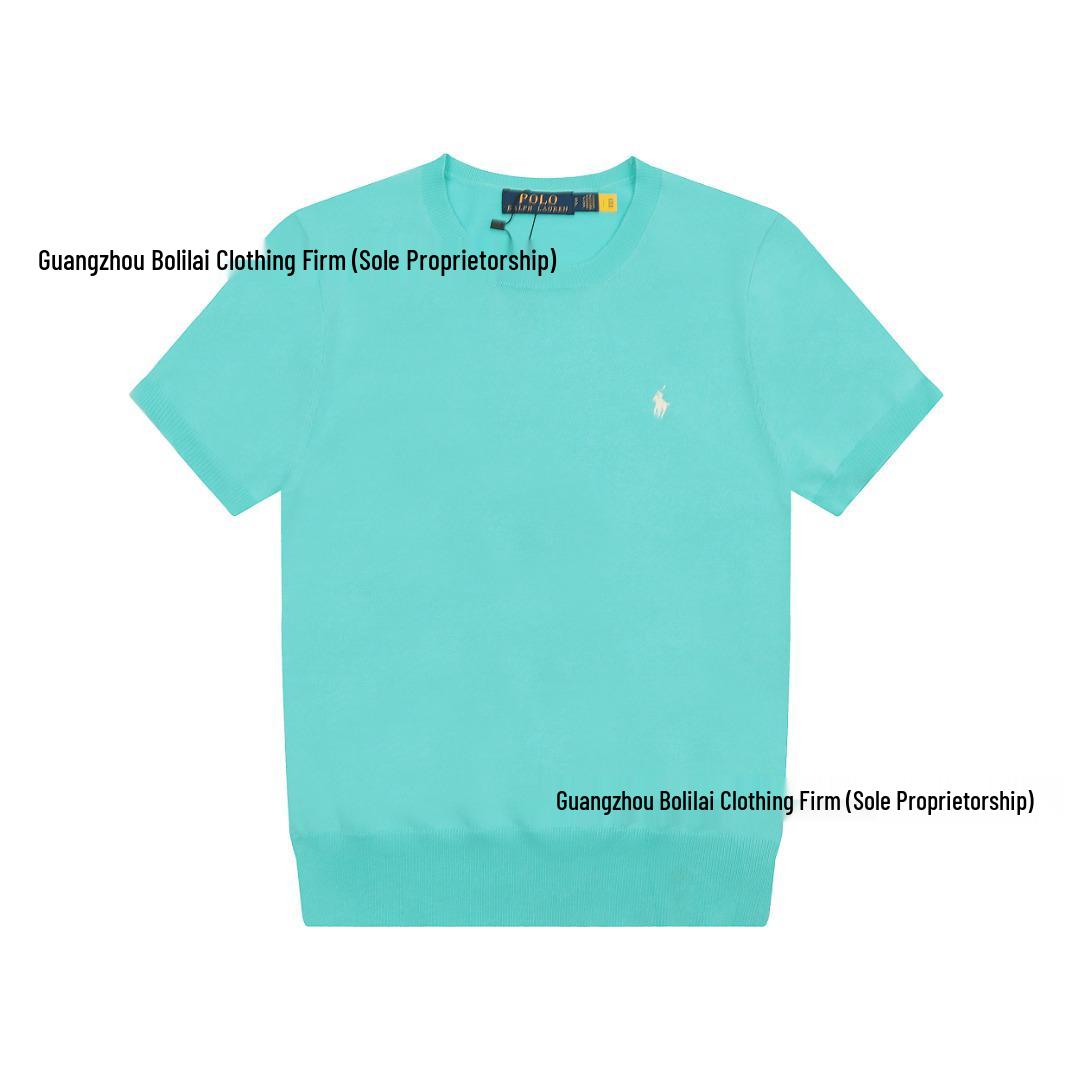 

Трикотажна футболка з круглим вирізом Ralph Lauren з логотипом поні Small м ята зелений колір