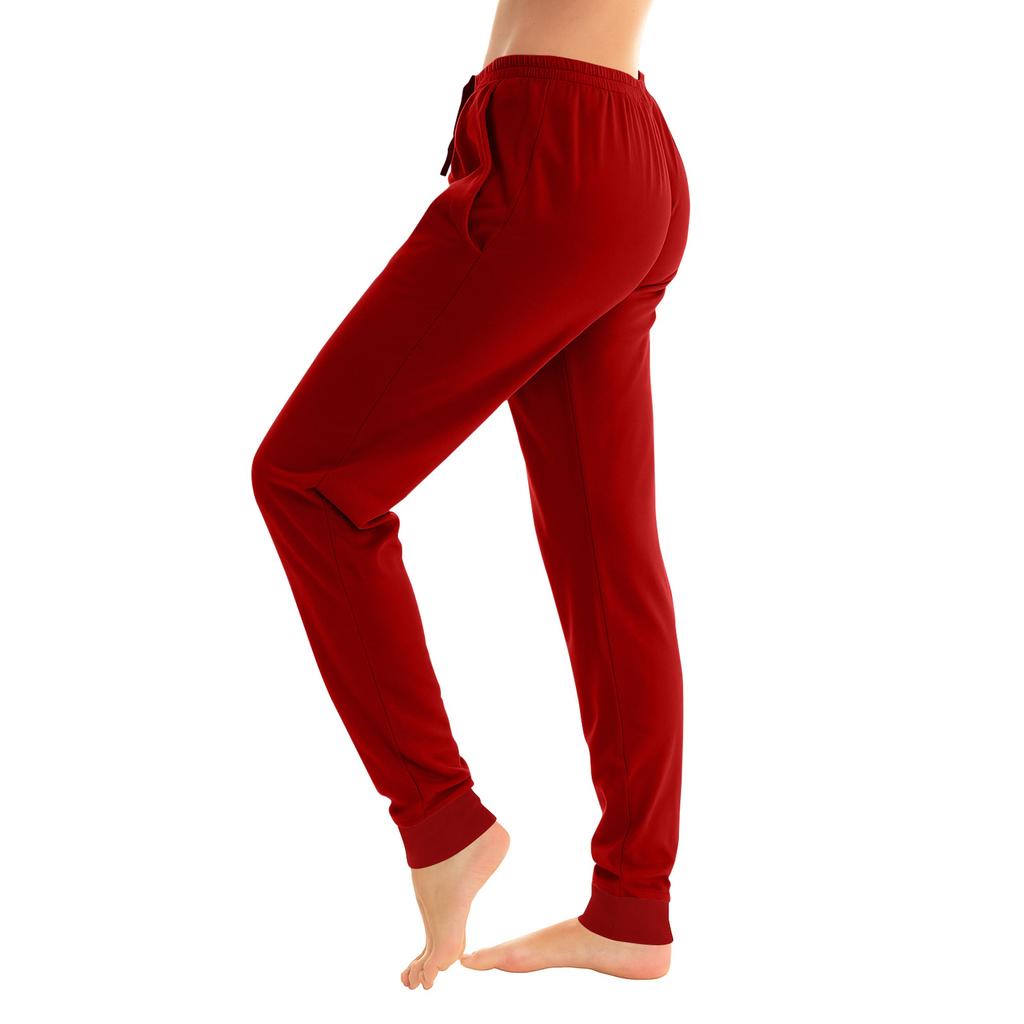 Women  Winter Soild Color Pants Full Length Long Trousers Sports Pants