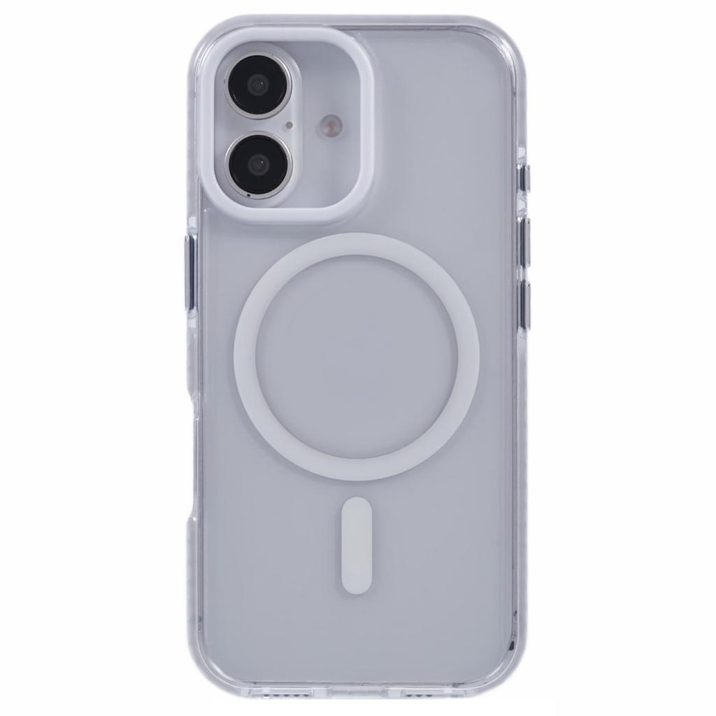For iPhone 16 Plus Clear Case Compatible with MagSafe TPU+PC Back Cover