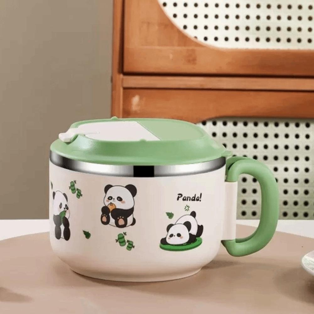 Stainless Steel Rice Soup Bowl 1000ML Fruit Salad Bowl Portable Rice Bowl  Kitchen Supplies