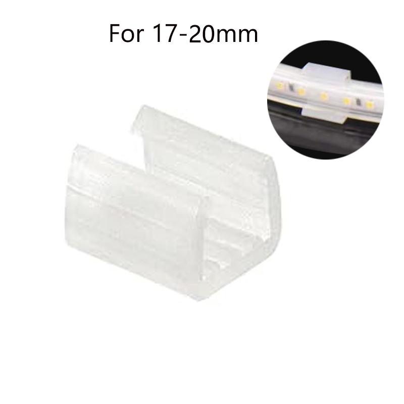 Clipsuri de Fixare LED Neon Strip Suport Conector Accesorii 6mm 8mm 10mm 12mm 15mm 18mm 20mm Pentru Fixare Lumină Neon Bandă LED COB Cataramă