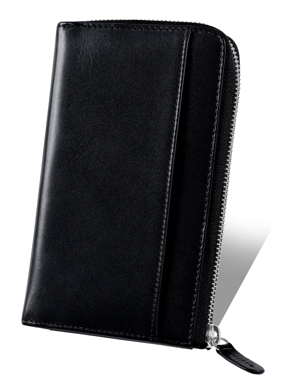 

[Mura] Ranova Men s Compact Long Wallet, Genuine Leather, Black, Rubber Storage Revolution