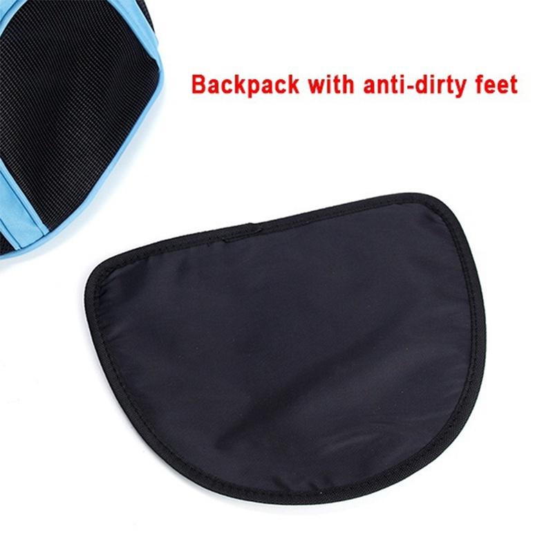 Faltbare Outdoor Tragbare Haustiertasche Atmungsaktives Netz Katzen- und Hunde Brust-Rucksack Brusttasche Haustierbedarf