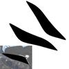 Gloss Black Front Headlight Eyelid Eyebrow Cover Trim For Toyota Corolla 2008 2009 2010 2011