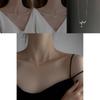 Alloy Heartbeat Necklace For Women Geometric Style Regular Chain Multi-layer Design Electroplated Fashion Jewelry