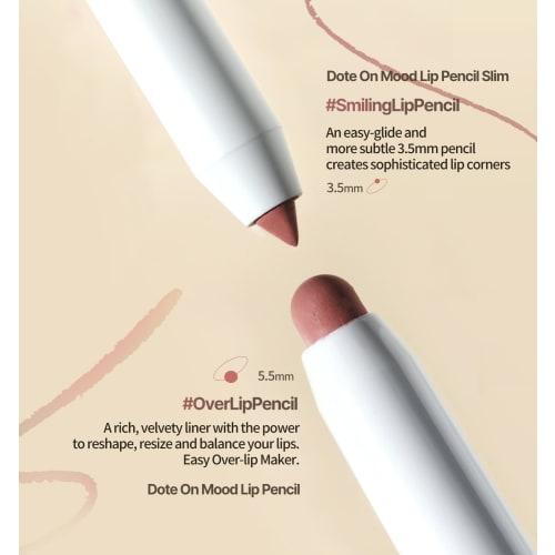 Heart Percent Dote On Mood Lip Pencil Slim Mouth corner pencil Mouth corner maker Unique lip improvement Upper lip peak Mouth corner Lip line (06. ROS