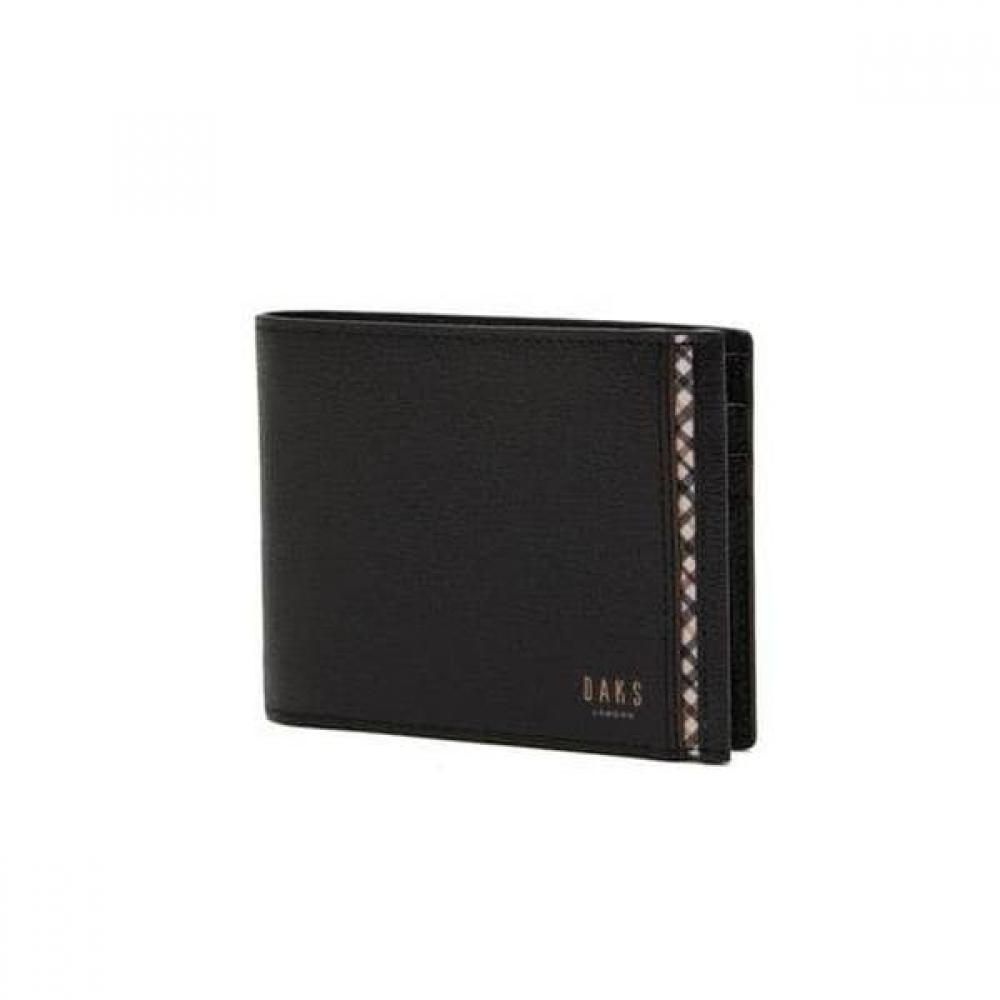 Daks Black Check Line Wallet Dbwa4e443bk