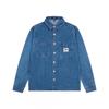 Stu American Style Waffle Print Oversized Long Sleeve Tee Men Winter Casual Wear