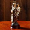 Resin Madonna Blessed Saint Virgin Our Lady Of Mary Statue Figure Christ Tabletop Statue Figurine Resin Ornament.