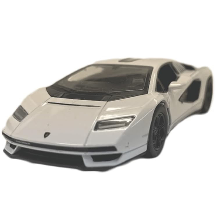 

Lamborghini Countach Белый KINSMART Pullback Мини-автомобиль 138 LPI800-4