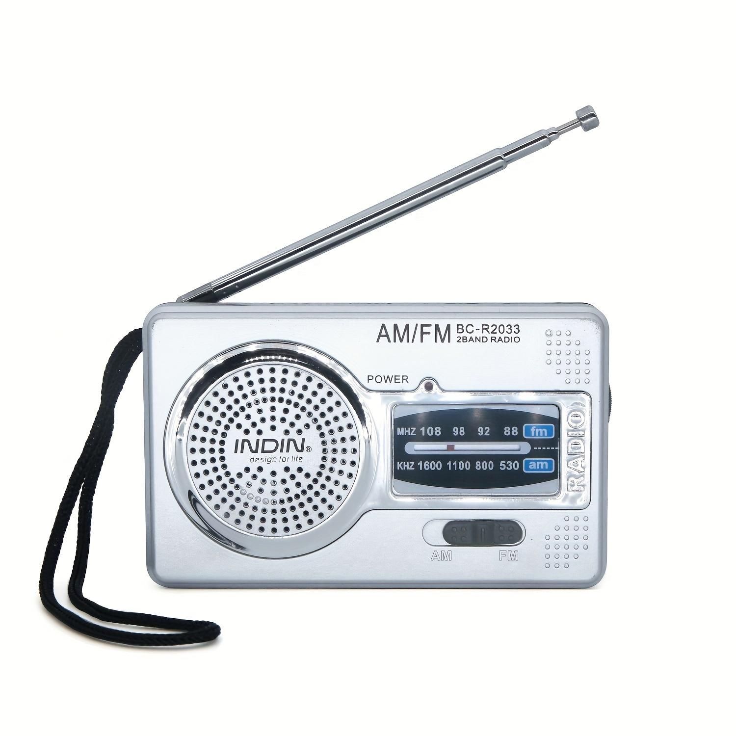 

Карманный ретро-радиоприемник AM FM — компактный, с питанием от батареек, с чипом DSP, твитером и разъемом для наушников, прочная конструкция, серебристо-серый цвет серебряный