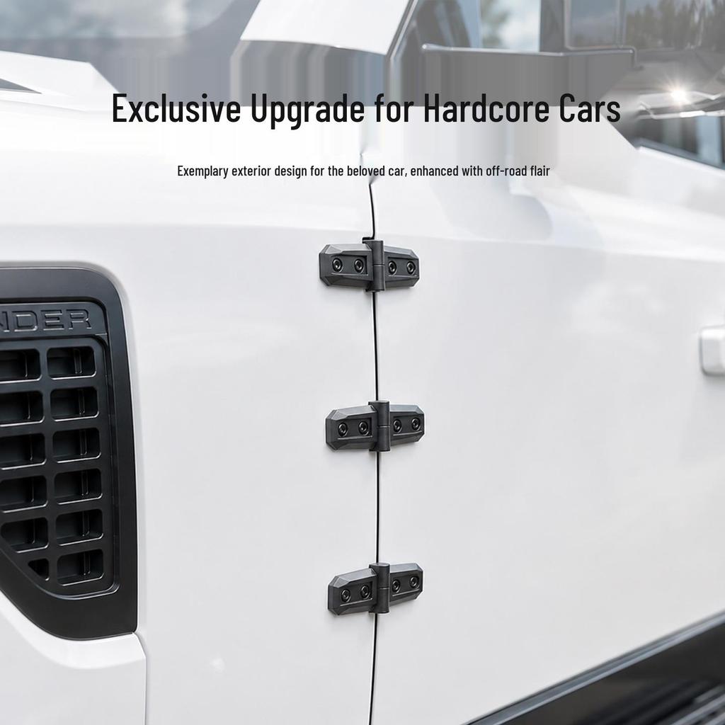 Off-road Car Decorative Stickers for Fender, Hood, Hinges, Door, and Tailgate Modifications