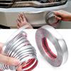 Chrom-Zierleiste 10mm Chrom-Silber Schutz Zubehör Weich-PVC Für Die Meisten Autos Lkw Transporter Brandneu