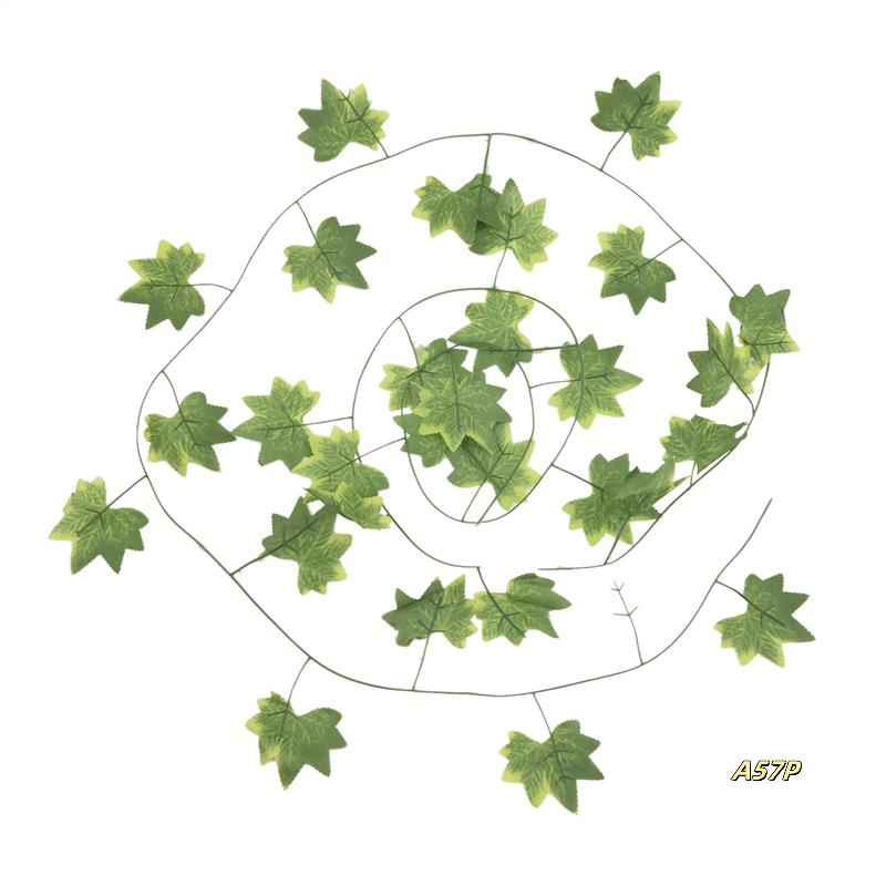 12 Pcs 7.5Ft Artificial Maple Leaves Hanging Vines, Fake Ivy Garland Hanging Plants For Garden Wedding Party Decorations