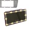 Rechargeable Makeup Mirror For Car Auto Vanity Mirror With Lights Dimmable 3-Speed Mode Multi-Functional Car Accessory For Sedan