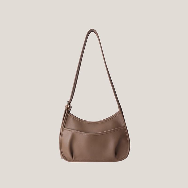 IELGY soft leather bag wideband messenger bag female saddle bag fashion all-match Korean version