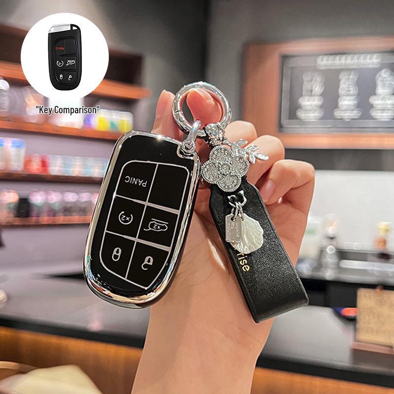 Special Buckle Key Cover for Jeep Compass, Grand Cherokee, Cherokee, Commander, Renegade