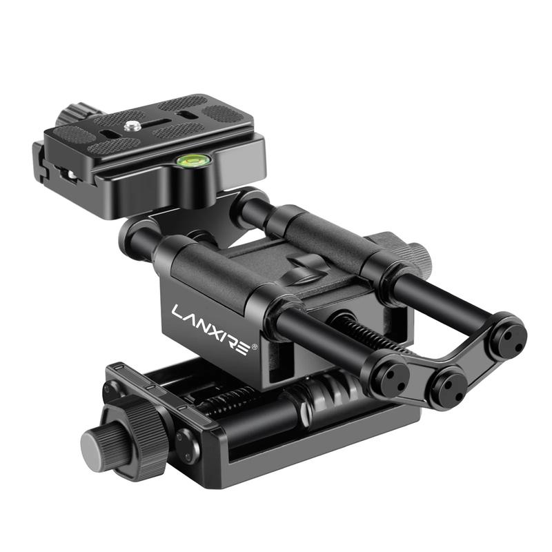 

Lanxire Pro 4-Way Macro Focusing Rail Slider with Quick Shoe Plate, Compatible with Canon, Nikon, Sony, DSLR & Camcorders