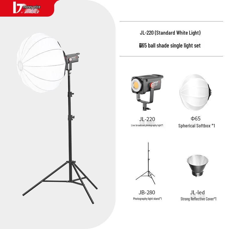 Jinbei EF220 Upgrade: JL220 220W LED Studio Light for Photography & Broadcast