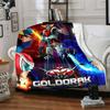 1pc UFO Robot Grendizer9 Blanket, Gift, for Men and Women, Soft Blanket, Good for Sofa Bed Couch Travel, Lightweight Flannel Blanket