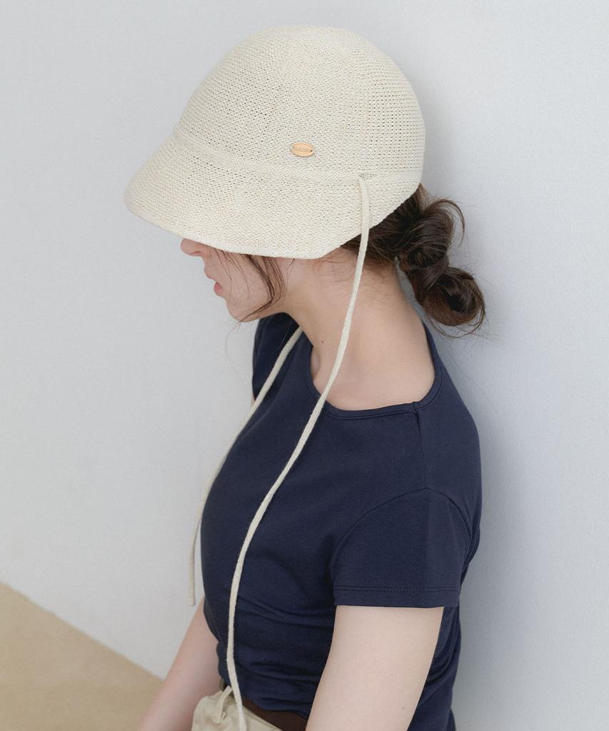 Hallen String Light Bucket Hat (C080_Ivory)