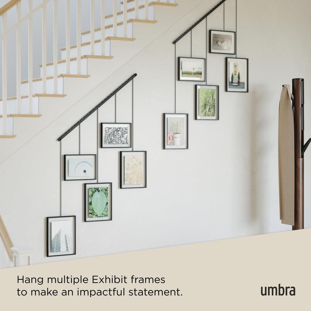umbra Photo Frame EXHIBIT Black Photo Display 2L Black [Official]