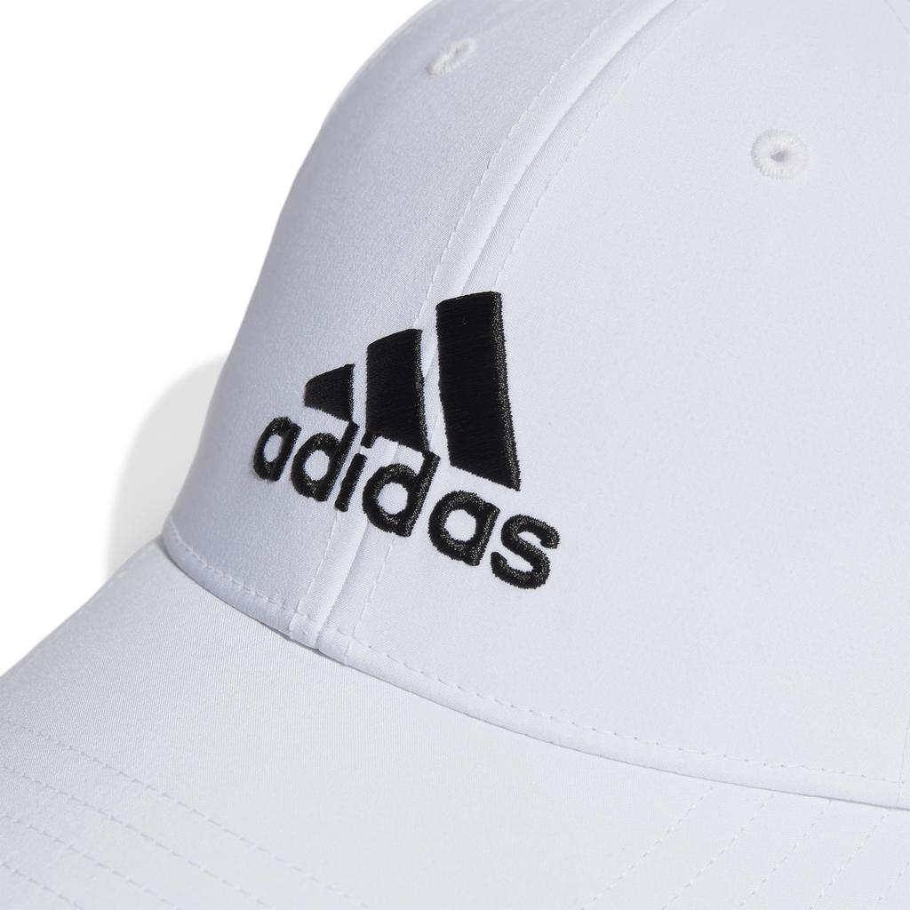Adidas DKH27 Men's Lightweight Baseball Cap with Embroidered Logo, White/Black (II3552), Size 54.0-57.0 Cm (Kids)