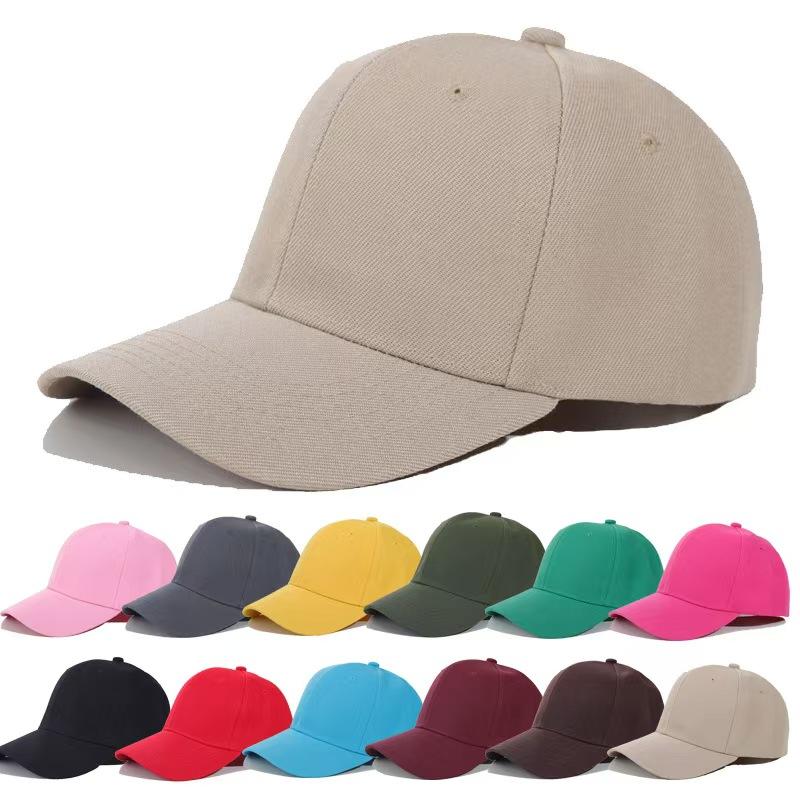 New Unisex Cap Casual Plain Baseball Cap Adjustable Snapback Hats For Women Men Hip Hop Cap Street Dad Hat