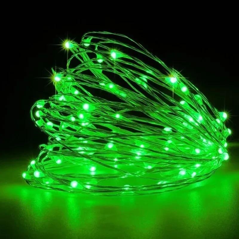LED String Lights Atmosphere Small Colored Light USB Battery Powered Fairy Lights For Christmas Outdoor Room Festival Decor