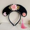 Ancient Royal Court Queen Princess Headband Headdress Classical Hanfu Cheongsam Hair Hoop Accessories