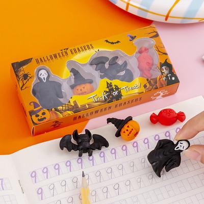 Kreative Mini Cartoon Radiergummis Weiche Langlebige Bleistift Halloween Radiergummis Kinder Schüler Schule Lustige Schreibwaren Korrekturmaterial