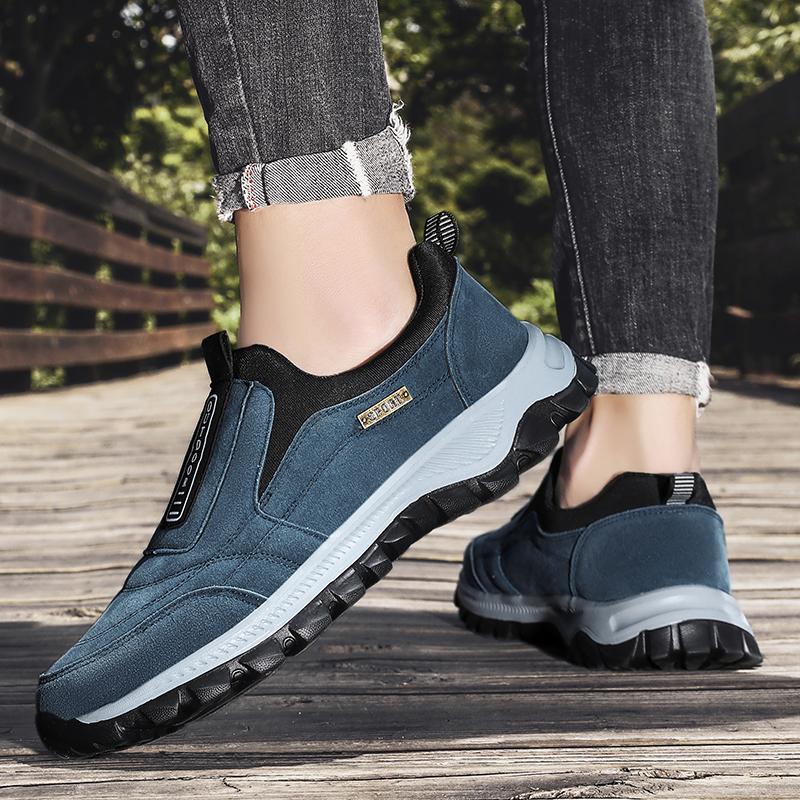 Outdoor Comprehensive Training Shoes Casual Men's Shoes Breathable Suede Leather Shoes Non-slip Walking Shoes Sports Shoes