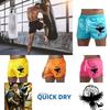 Boxing Muay Thai Shorts Ancient Viking Raven 3D Print Training Norway Denmark Sweden Unisex Men Women Quick Dry Fitness Gym Sport Workout Casual
